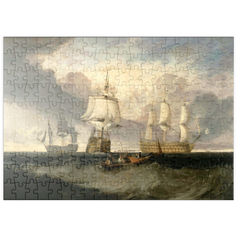 puzzleplate The Victory Returning from Trafalgar, in Three Positions 200 Puzzle