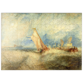 Darstellung des Puzzle-Motivs Van Tromp, going about to please his Masters, Ships a Sea, getting a Good Wetting – Puzzleteile: 200