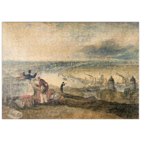 Darstellung des Puzzle-Motivs View of London from Greenwich – Puzzleteile: 500