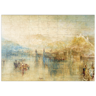 puzzleplate Lucerne from the Lake 100 Puzzle