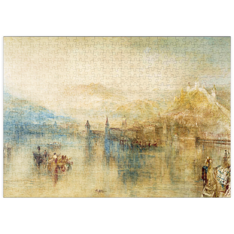 puzzleplate Lucerne from the Lake 500 Puzzle