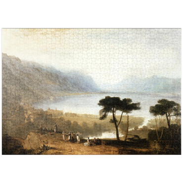 puzzleplate Lake of Geneva from Montreux 1000 Puzzle