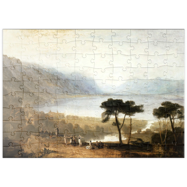 puzzleplate Lake of Geneva from Montreux 100 Puzzle