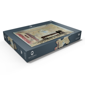 Alternative Darstellung des Puzzle-Motivs The Billiard Players – Puzzleteile: 1000