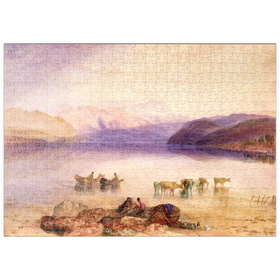 Darstellung des Puzzle Motivs Joseph Mallord William Turner, Ullswater, Cumberland - Puzzleteile: 500