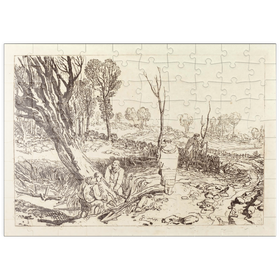 Darstellung des Puzzle Motivs Hedging and Ditching - Puzzleteile: 100