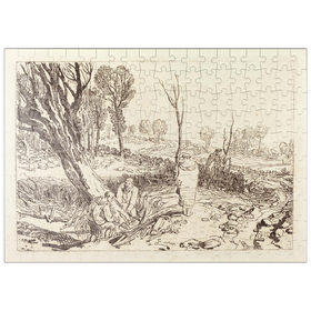 Darstellung des Puzzle Motivs Hedging and Ditching - Puzzleteile: 200