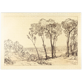 Darstellung des Puzzle Motivs The Bridge in Middle Distance - Puzzleteile: 1000