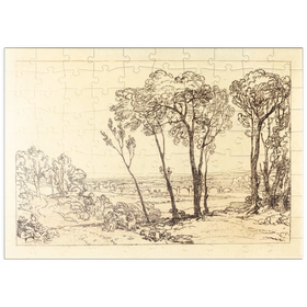 Darstellung des Puzzle Motivs The Bridge in Middle Distance - Puzzleteile: 100