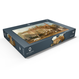 Darstellung des Puzzle Motivs Steeton Manor House, Near Farnley - Puzzleteile: 1000