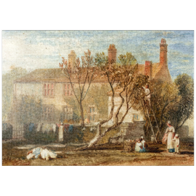 Darstellung des Puzzle Motivs Steeton Manor House, Near Farnley - Puzzleteile: 1000
