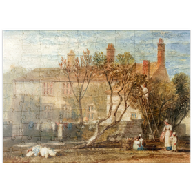 Darstellung des Puzzle Motivs Steeton Manor House, Near Farnley - Puzzleteile: 100