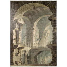 Darstellung des Puzzle-Motivs Dark Prison (Carcere Oscura) – Puzzleteile: 1000