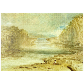Darstellung des Puzzle-Motivs Aysgarth Force, Richmondshire – Puzzleteile: 1000