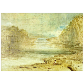 Darstellung des Puzzle Motivs Aysgarth Force, Richmondshire - Puzzleteile: 100