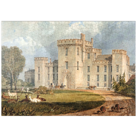 puzzleplate View of Hampton Court, Herefordshire, from the Northwest 1000 Puzzle