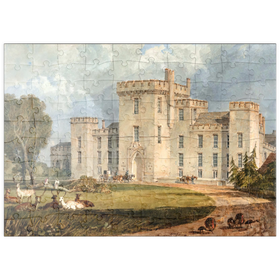 Darstellung des Puzzle Motivs View of Hampton Court, Herefordshire, from the Northwest - Puzzleteile: 100