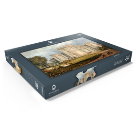 Darstellung des Puzzle Motivs View of Hampton Court, Herefordshire, from the Northwest - Puzzleteile: 200