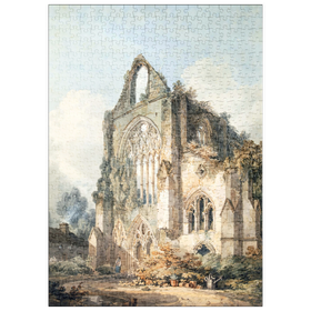 Darstellung des Puzzle Motivs Ruins of Tintern Abbey - Puzzleteile: 500