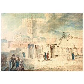 Darstellung des Puzzle Motivs Gloucester Cathedral - Puzzleteile: 1000