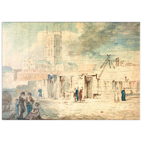 Darstellung des Puzzle Motivs Gloucester Cathedral - Puzzleteile: 100