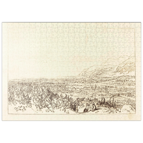Darstellung des Puzzle-Motivs Chain of Alps from Grenoble to Chamberi – Puzzleteile: 500