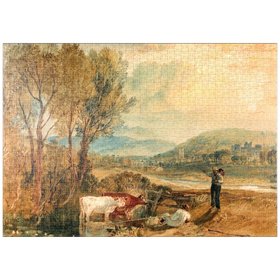 Darstellung des Puzzle Motivs Lulworth Castle, Dorset - Puzzleteile: 1000