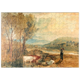Darstellung des Puzzle Motivs Lulworth Castle, Dorset - Puzzleteile: 200