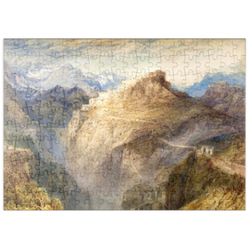 Darstellung des Puzzle Motivs Fort of L'Essillon, Val de la Maurienne, France - Puzzleteile: 200