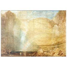 Darstellung des Puzzle Motivs High force, Fall of the Tees, Yorkshire - Puzzleteile: 100