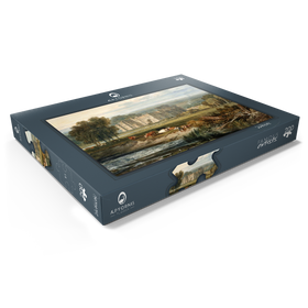 Darstellung des Puzzle Motivs View of Hampton Court, Herefordshire, from the Southeast - Puzzleteile: 200