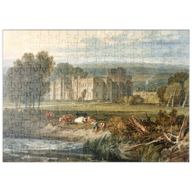 Darstellung des Puzzle Motivs View of Hampton Court, Herefordshire, from the Southeast - Puzzleteile: 200