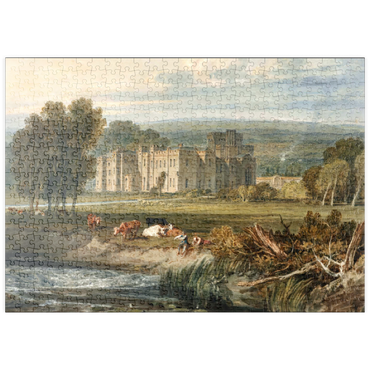 puzzleplate View of Hampton Court, Herefordshire, from the Southeast 500 Puzzle