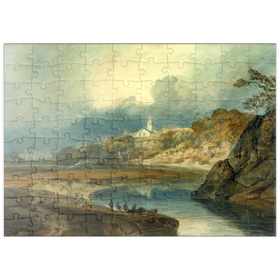 Darstellung des Puzzle Motivs Bridgnorth on the River Severn (Shropshire) - Puzzleteile: 100