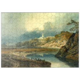 Darstellung des Puzzle Motivs Bridgnorth on the River Severn (Shropshire) - Puzzleteile: 200