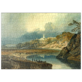 Darstellung des Puzzle-Motivs Bridgnorth on the River Severn (Shropshire) – Puzzleteile: 500