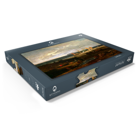 Darstellung des Puzzle Motivs A Scene on the English Coast - Puzzleteile: 100