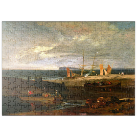 Darstellung des Puzzle-Motivs A Scene on the English Coast – Puzzleteile: 200