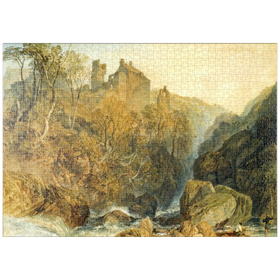 Darstellung des Puzzle-Motivs Rosslyn Castle – Puzzleteile: 1000