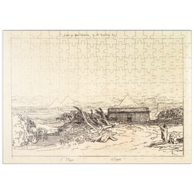 Darstellung des Puzzle Motivs Fifth Plague of Egypt (Liber Studiorum, part III, plate 16) - Puzzleteile: 200