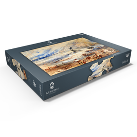 Darstellung des Puzzle Motivs The Whale on Shore - Puzzleteile: 1000