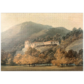Darstellung des Puzzle Motivs Santa Lucia, A Convent near Caserta - Puzzleteile: 1000