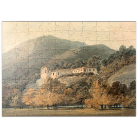 Darstellung des Puzzle Motivs Santa Lucia, A Convent near Caserta - Puzzleteile: 100