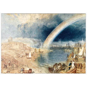 Darstellung des Puzzle Motivs Plymouth with a Rainbow - Puzzleteile: 200