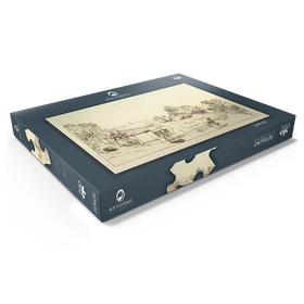 Darstellung des Puzzle Motivs Water Cress Gatherers ( (Liber Studiorum, part XIII) - Puzzleteile: 200