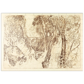 Darstellung des Puzzle Motivs Mill near the Grand Chartreuse - Puzzleteile: 100