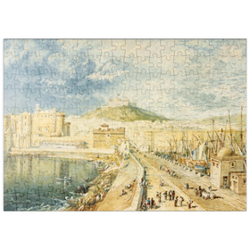 Darstellung des Puzzle-Motivs The Old Harbour, Naples – Puzzleteile: 200