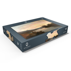 Darstellung des Puzzle Motivs Harlech Castle, from Tygwyn Ferry, Summer's Evening Twilight - Puzzleteile: 1000