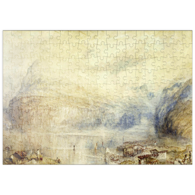 Darstellung des Puzzle Motivs Lake of Lucerne from Brunnen - Puzzleteile: 200