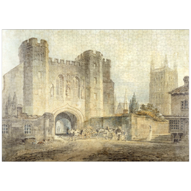 Darstellung des Puzzle Motivs King Edgar's Gate, Worcester - Puzzleteile: 1000